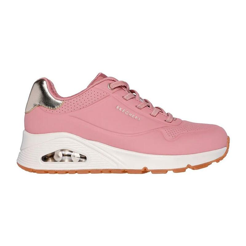 Zapatilla Mujer Skechers Uno Shimmer Rosa