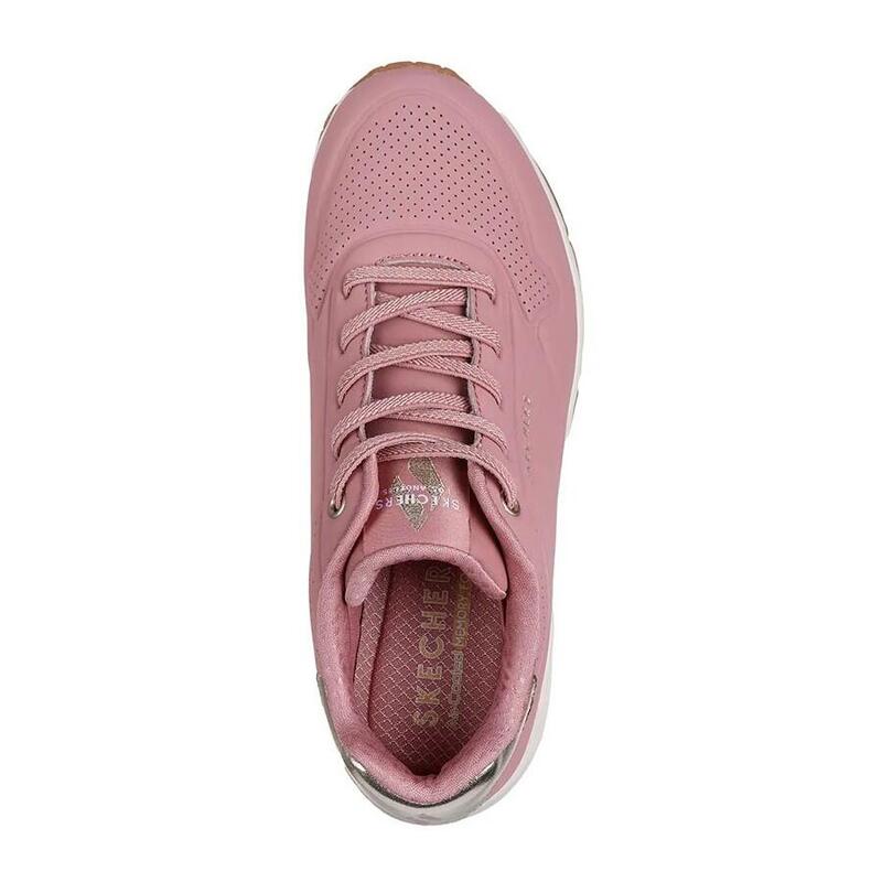 Zapatilla Mujer Skechers Uno Shimmer Rosa