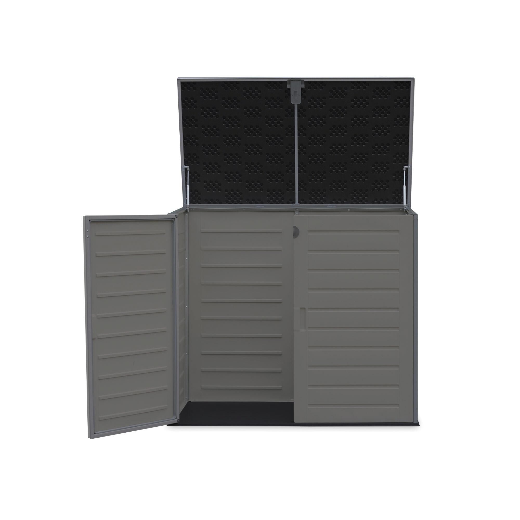 Armoire résine Multibox 1170 L - 140x82x124 cm Structure en acier et sol inclus 4/5