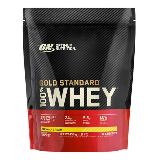 Siero di latte isolato - Gold Standard 100% Whey - Crema di Banana