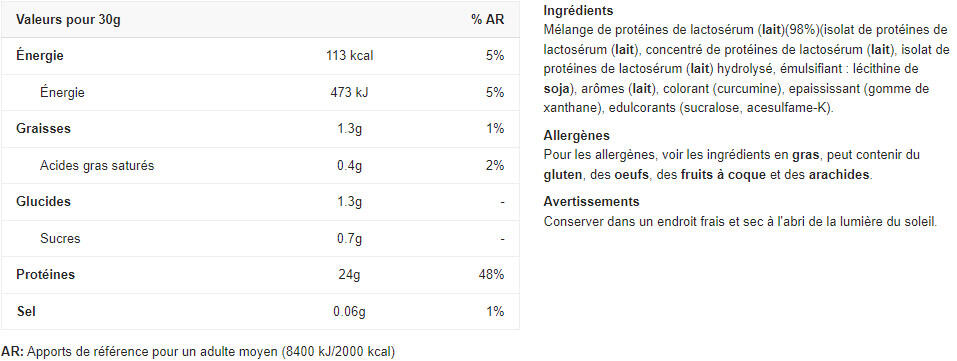 Whey isolate - Gold Standard 100% Whey - Crème de Banane 2/3