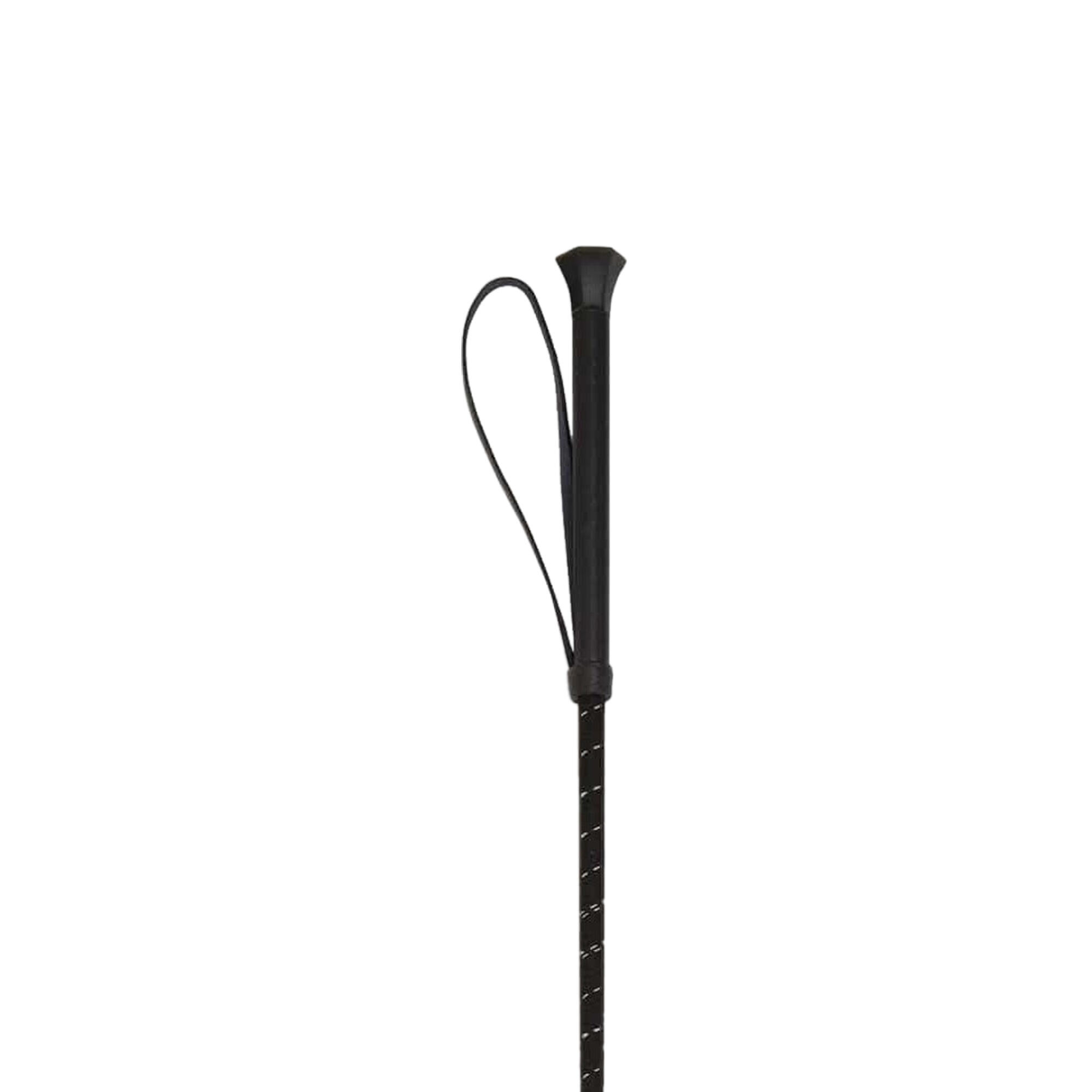 Filettato Pelle Frusta Da Equitazione Shires Nero 3/3