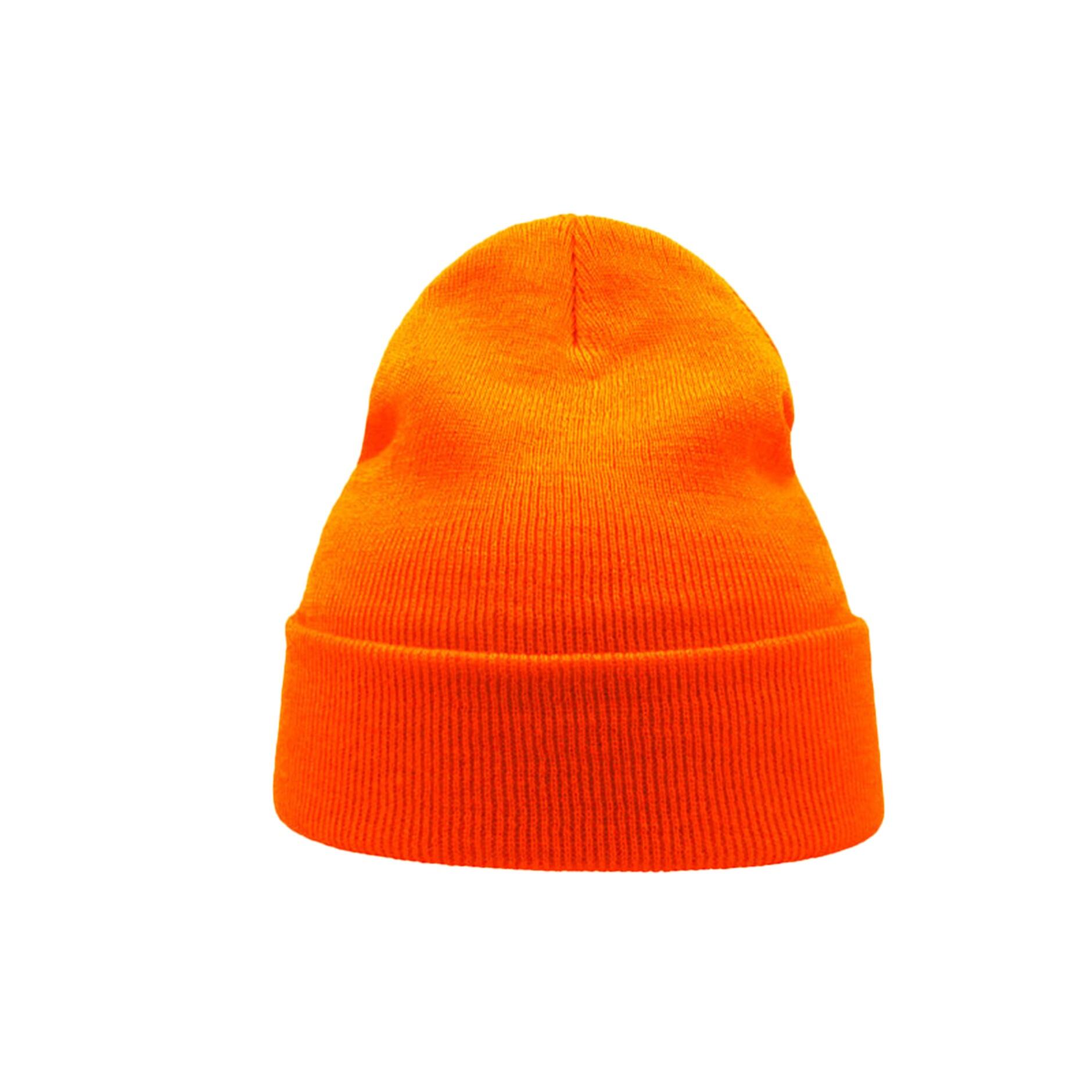 Bonnet Avec Revers WIND Mixte (Orange) 3/3