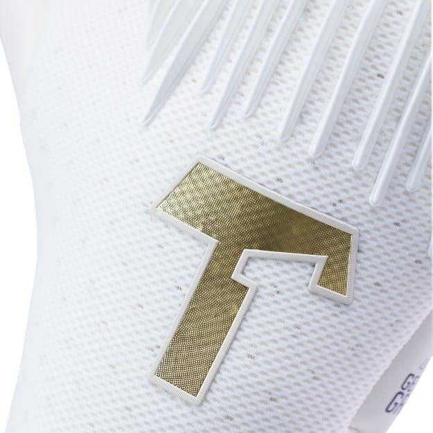 Guantes de portero de fútbol Rebel 2.0 White-Out para adulto con protecciones