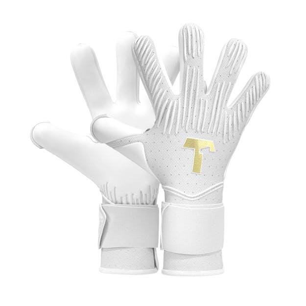 Guantes de portero de fútbol Rebel 2.0 White-Out para adulto con protecciones