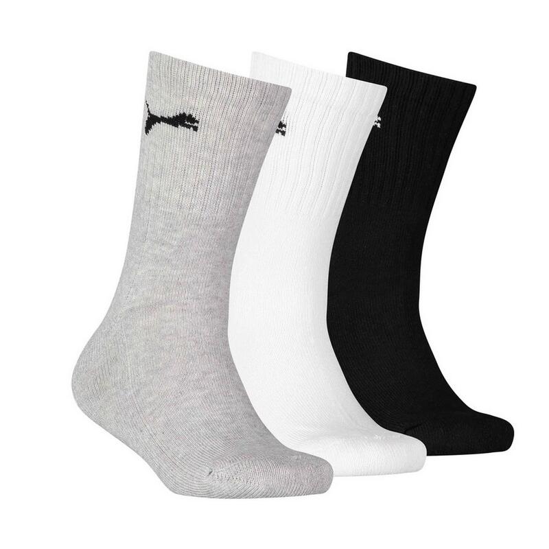 Socken für (3erPack) Kinder Schwarz/Weiß/Grau