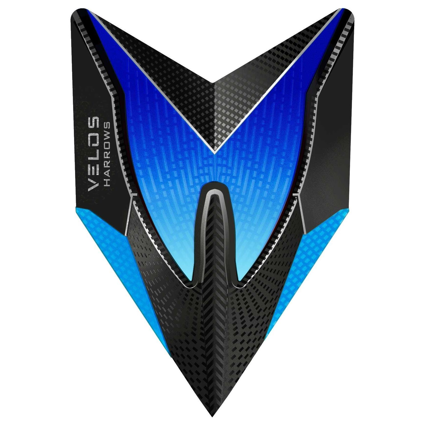 HARROWS 100 Micron Velos Dart Flights (Blue)