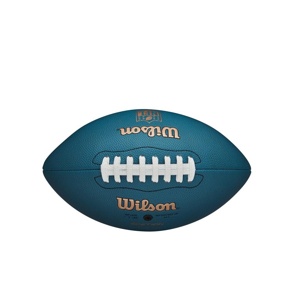 Ignition NFL Leather American Football (Blue) 3/4