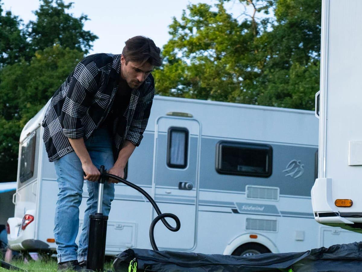 Vorzelt Vika Air Van 260 - aufblasbares ohne Seitenwand - Caravan Tarp 6/7