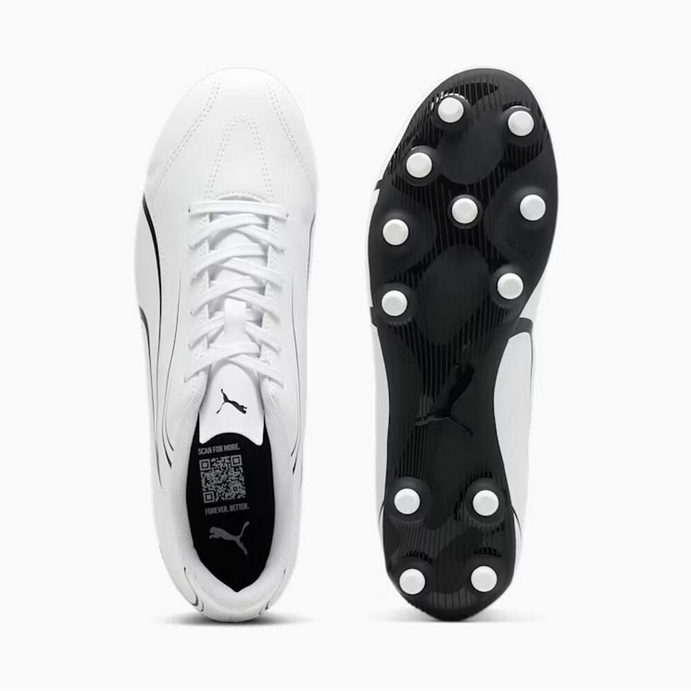 Scarpe da calcio VITORIA Puma bambino bianco/nero suola chiodata 2/2