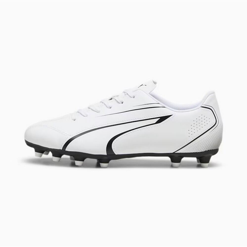 Childrens/Kids Vitoria Football Boots (White/Black)