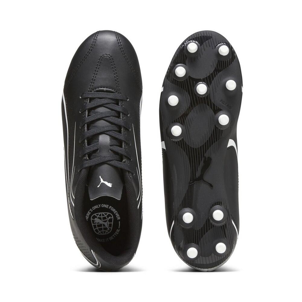 Childrens/Kids Vitoria Football Boots (Black/White) 2/2