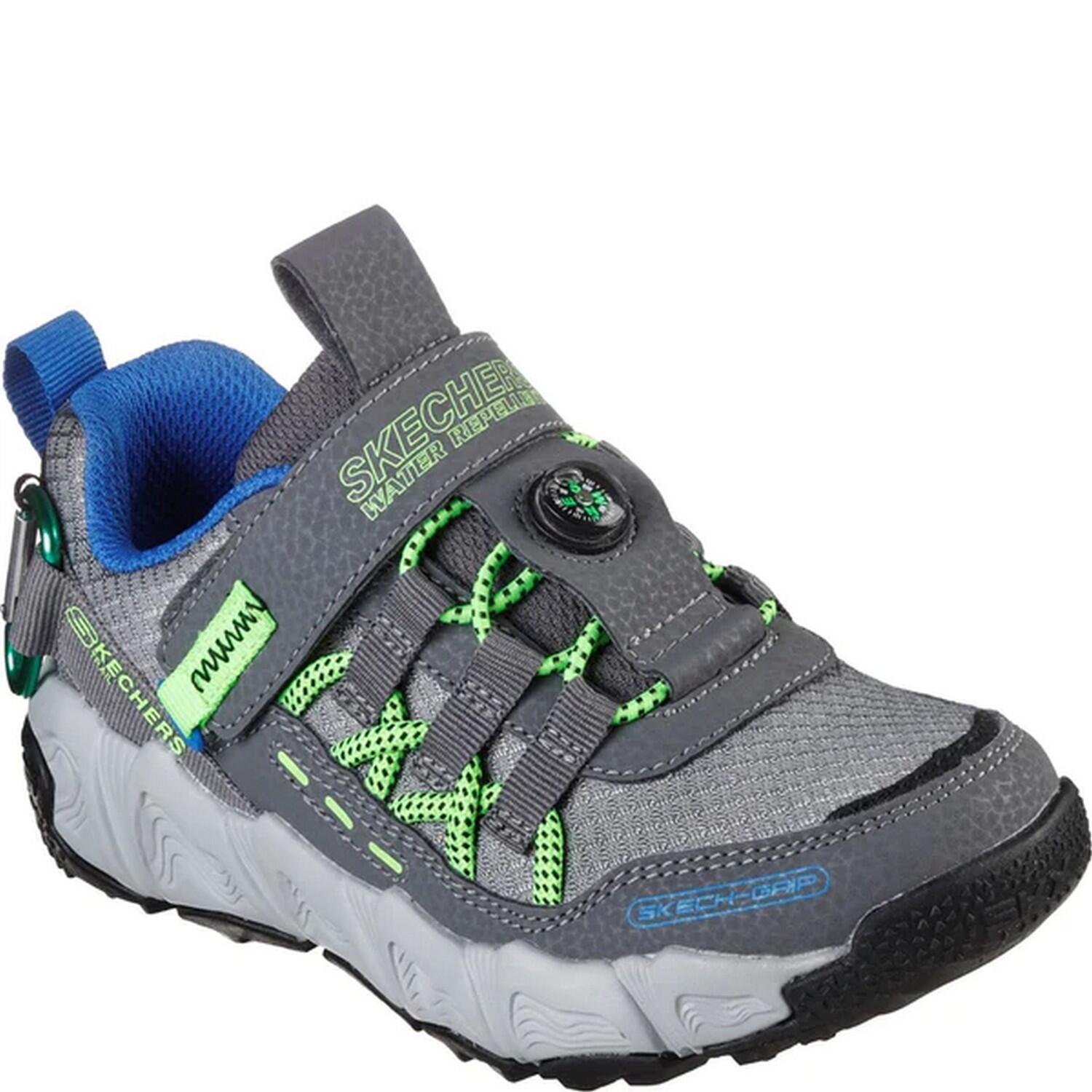 Scarpe da ginnastica VELOCITREK PRO SCOUT da bambino (carbone / verde chiaro)