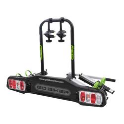 Porte-vélos sur attelage GO BIKER BEAT - 2 vélos - 15 kg/rail - inclinable