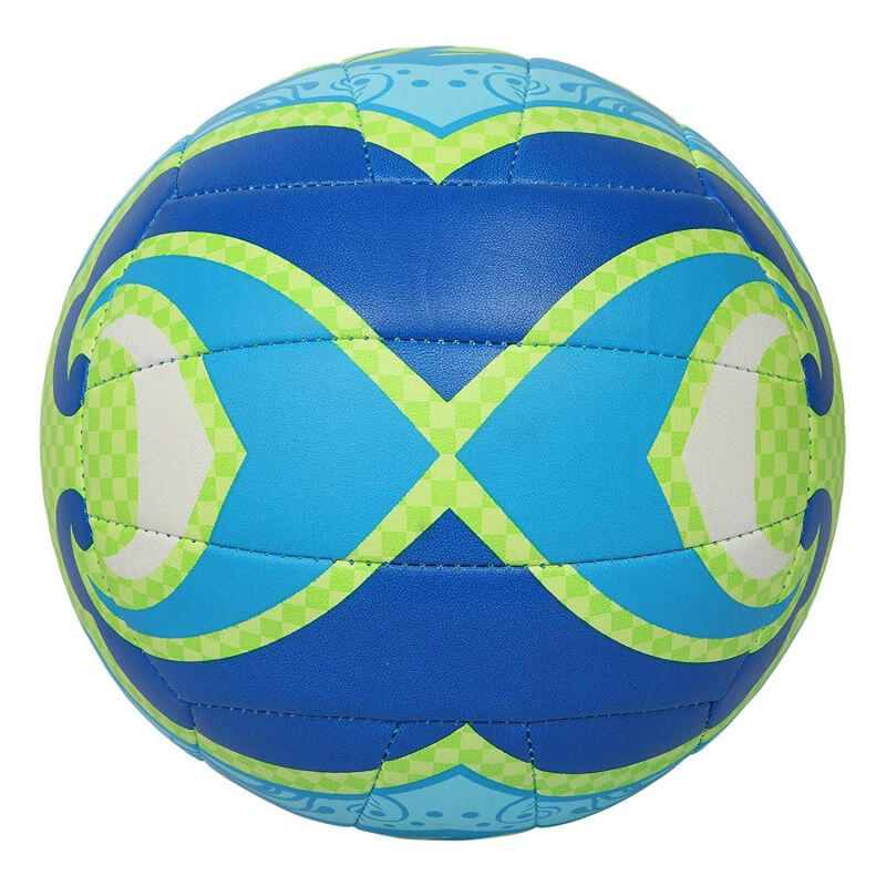 Minge volei plaja Molten V5B1502-L soft, verde cu albastru,