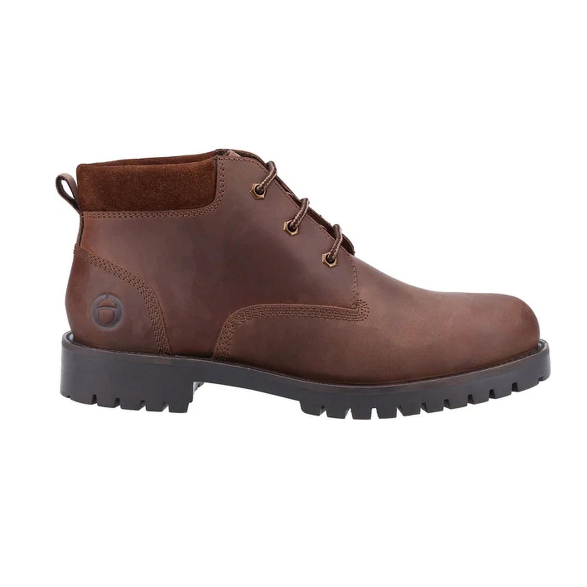 COTSWOLD Mens Banbury Leather Ankle Boots (Brown)