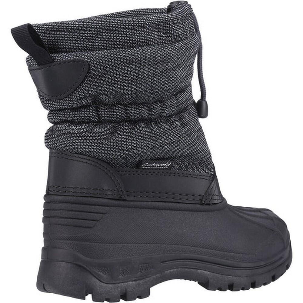 Childrens/Kids Bathford Wellington Boots (Grey/Black) 4/5