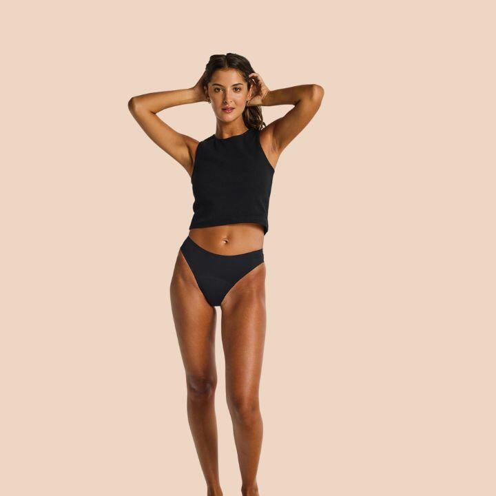 Culotte menstruel brésilienne Culotte à flux 3 tampons sans couture 2/7