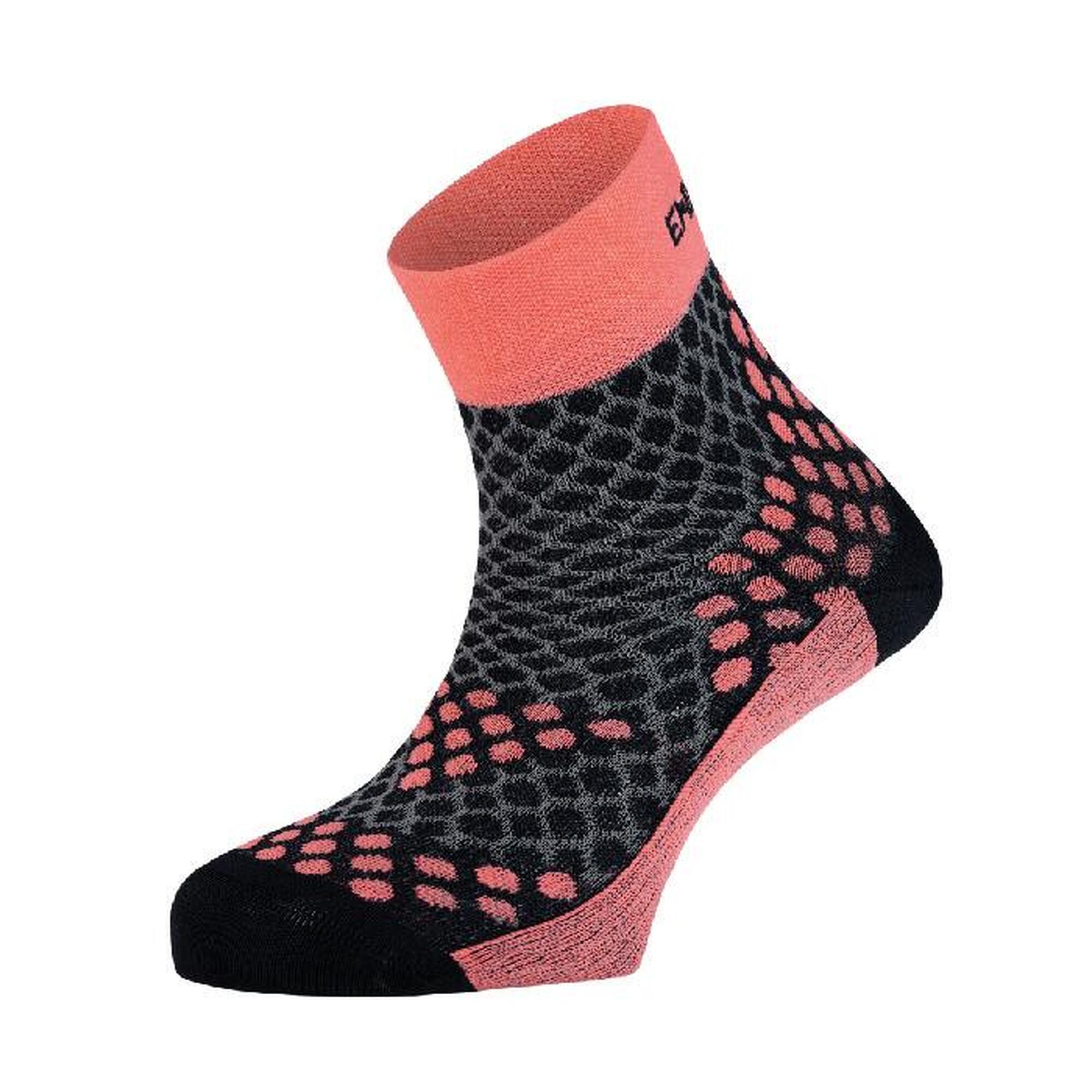 Calcetines de Running Enforma BARCELONA Coral.Resistente y Polivalente.