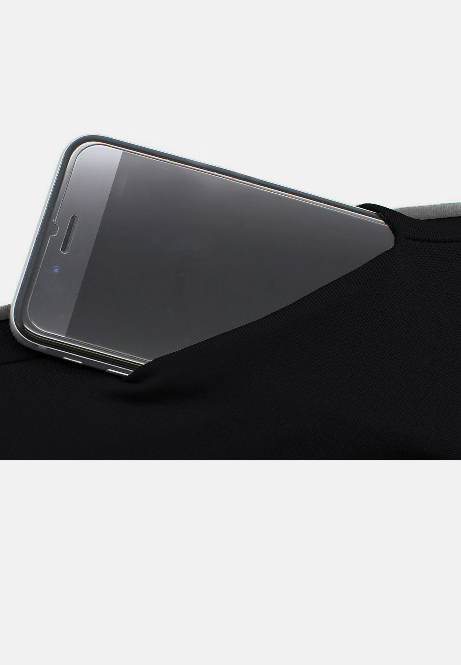 Laufgürtel  für Handy, Schlüssel und Wertsachen, Schwarz 3/6