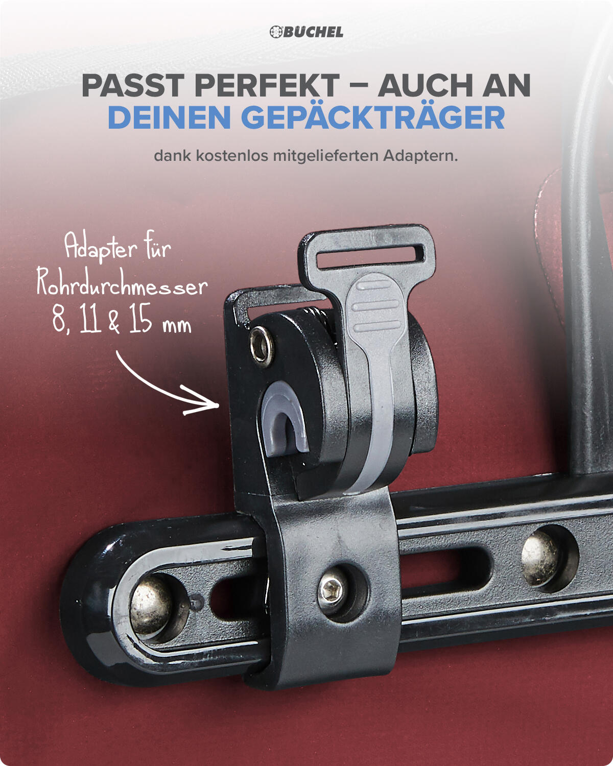 PAKAFAFAS 25 Liter 565 x 30 x 15 cm Nylon Burgund rot 5/7