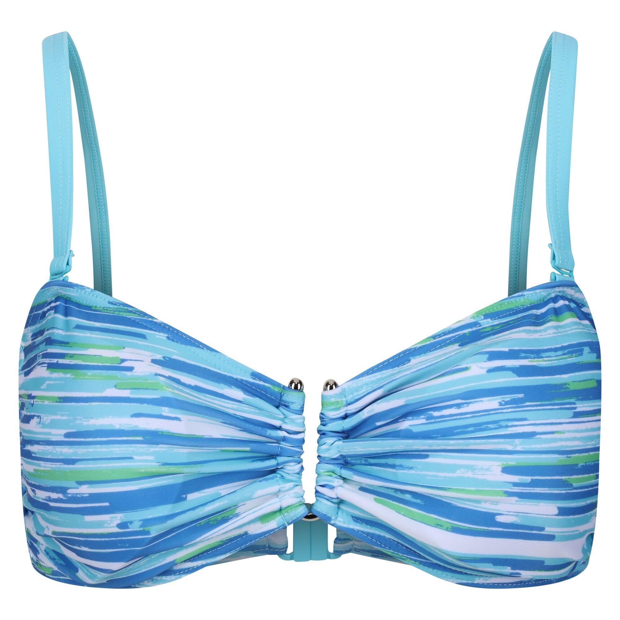 Top per costume da bagno ACEANA donna (Blu / Verde / Bianco)