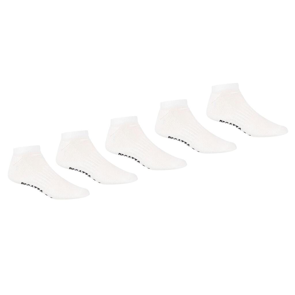 Unisex Adult Trainer Socks (Pack of 5) (White)