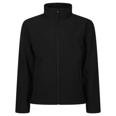 Regatta heren reid softshell windbestendige en waterafstotende jas (zwart)