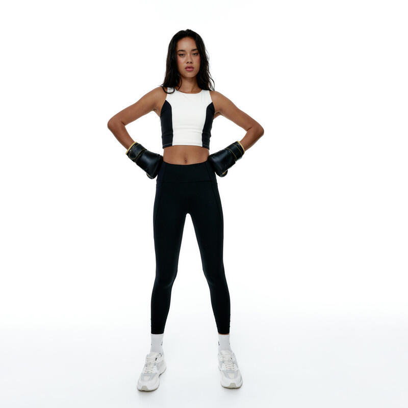 Conjunto desportivo Top+Legging Flexfit & Diardi das mulher Black Limba