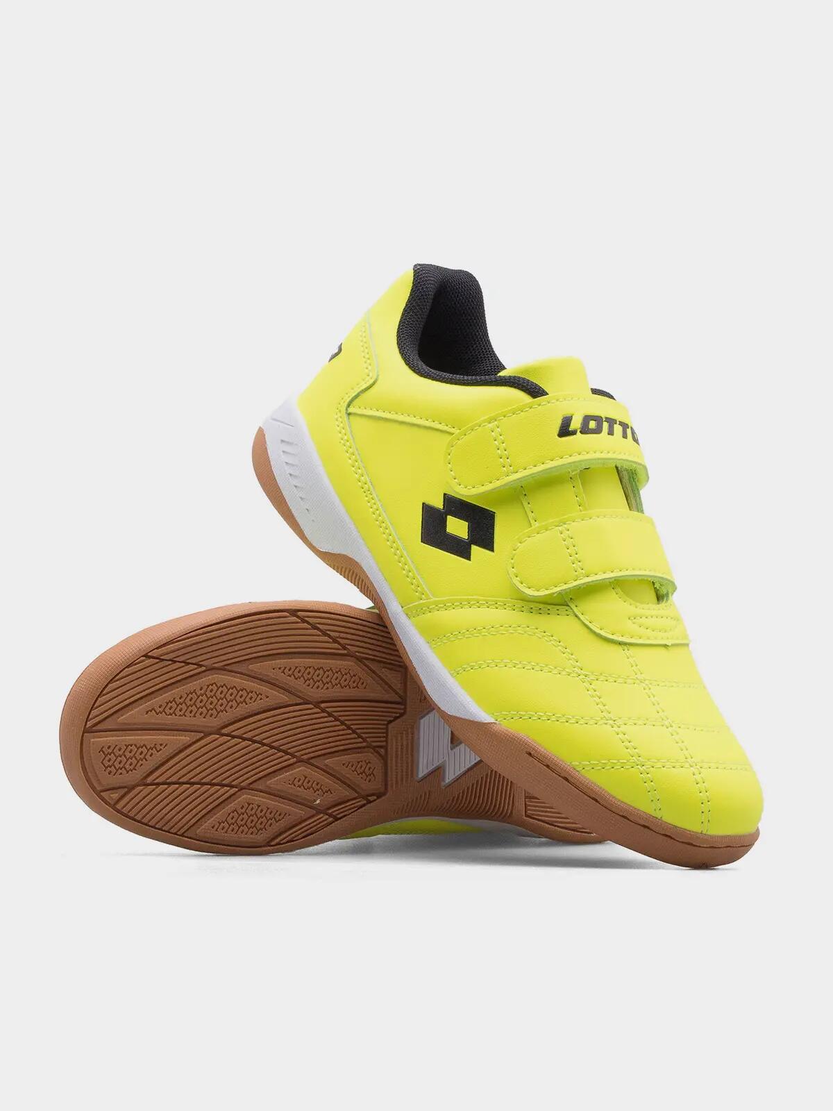 Chaussures football Lotto Pacer T enfant jaune 3/7