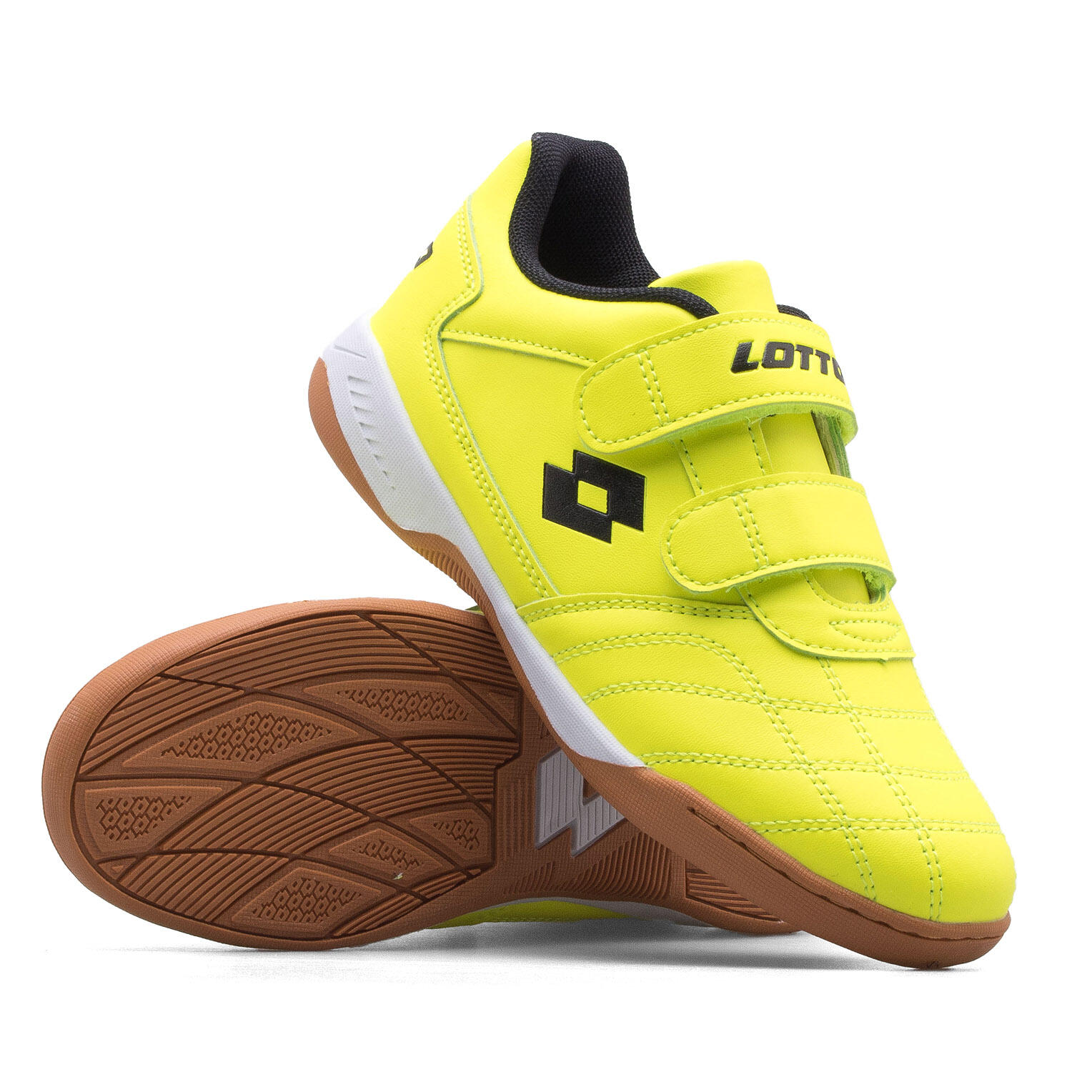 Chaussures football Lotto Pacer T enfant jaune 2/7