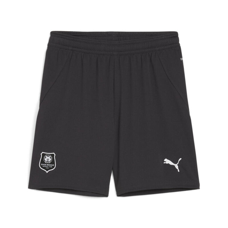 Stade Rennais F.C. 24/25 short voor jongeren PUMA Flat Dark Gray White Black