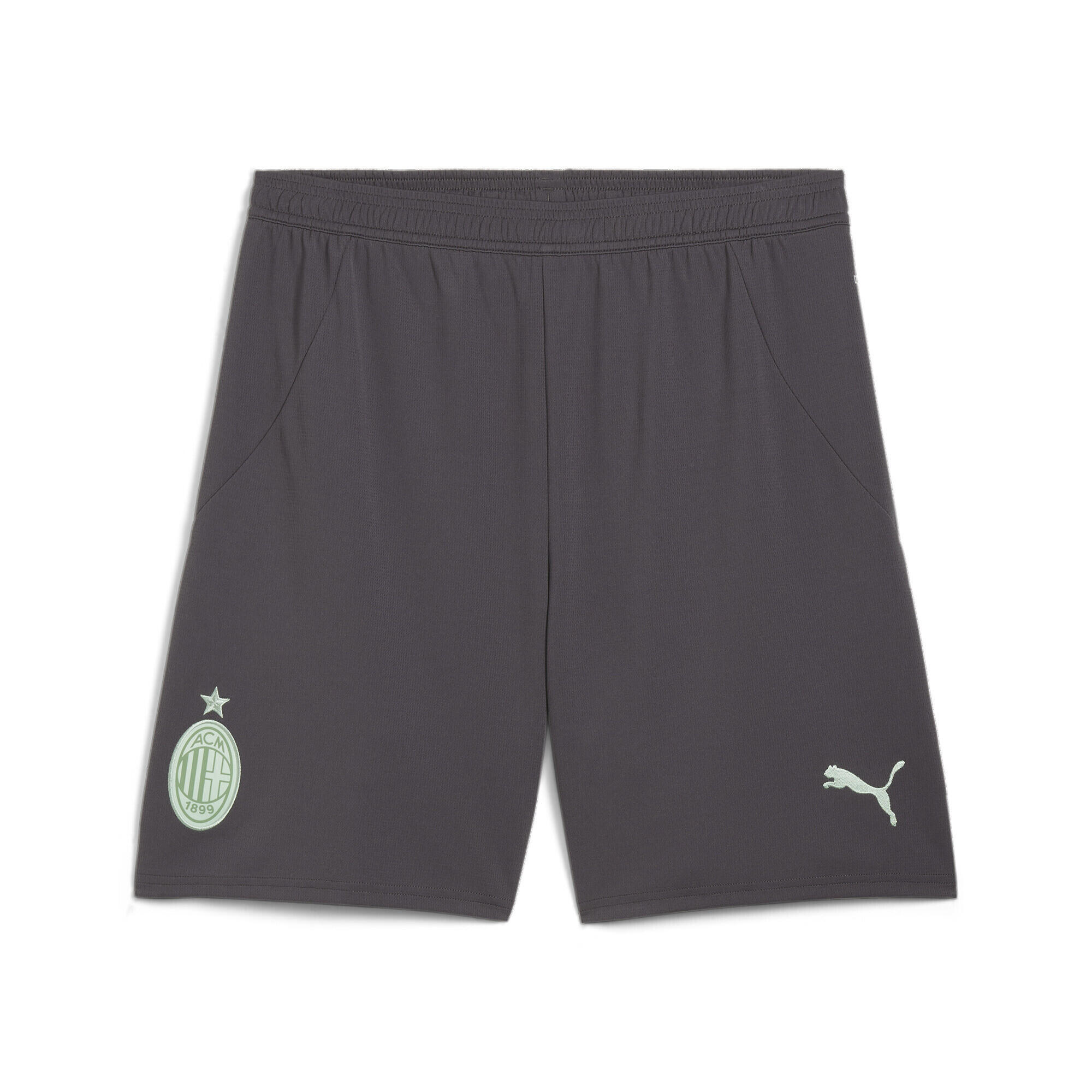 Puma - Short 24/25 Ac Milan Homme Puma Shadow Gray Fresh Mint Green - Short - Gris|vert - 42 M/l - Decathlon