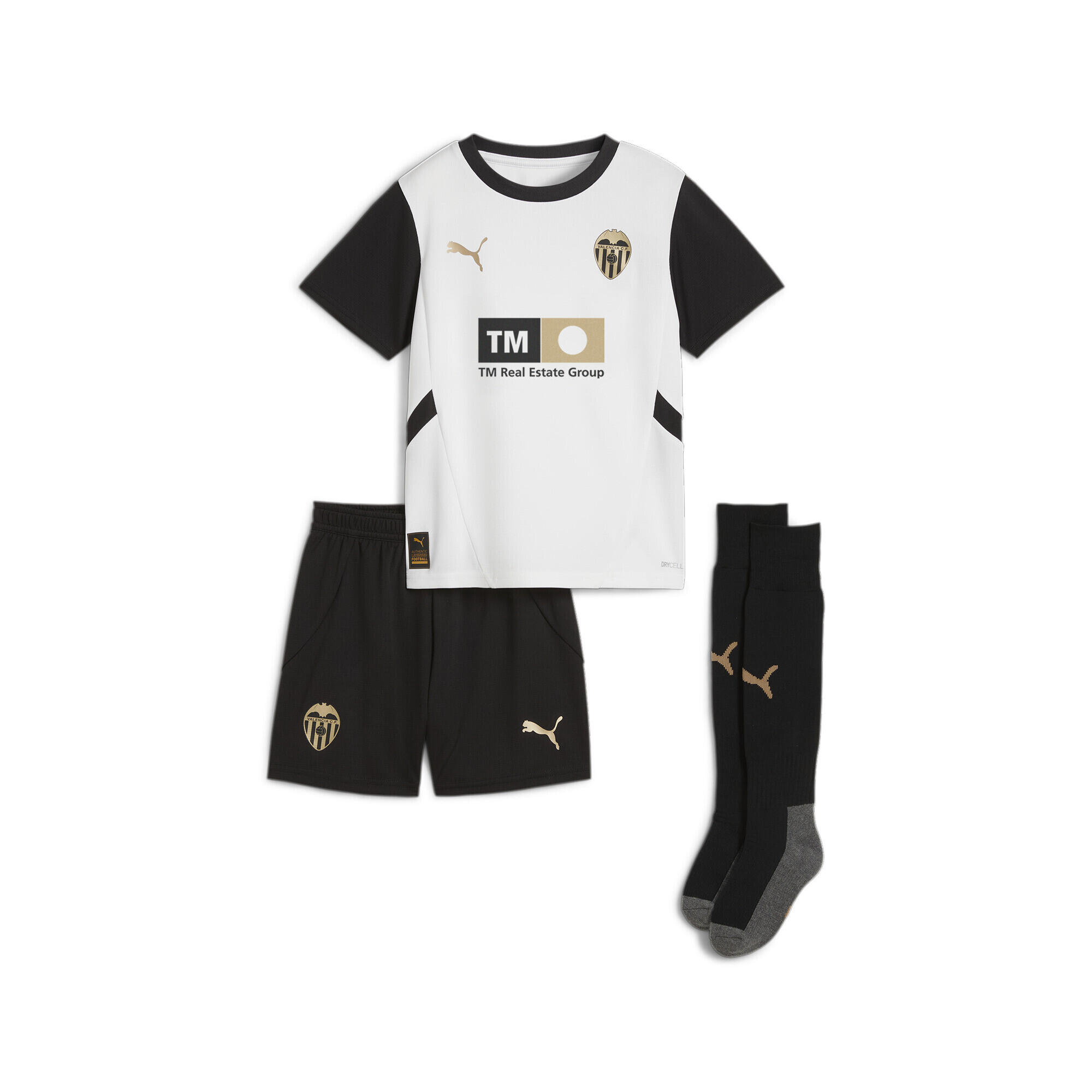 PUMA Valencia CF 24/25 mini-thuistenue voor kinderen PUMA White Black