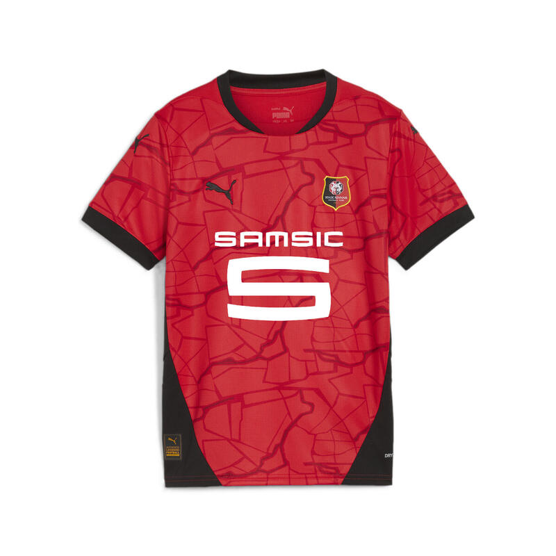 Stade Rennais F.C. 24/25 thuisshirt voor jongeren PUMA Red Black