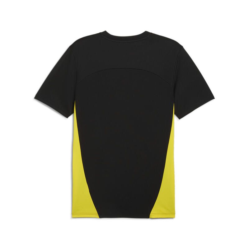 Borussia Dortmund trainingsshirt voor heren PUMA Black Faster Yellow