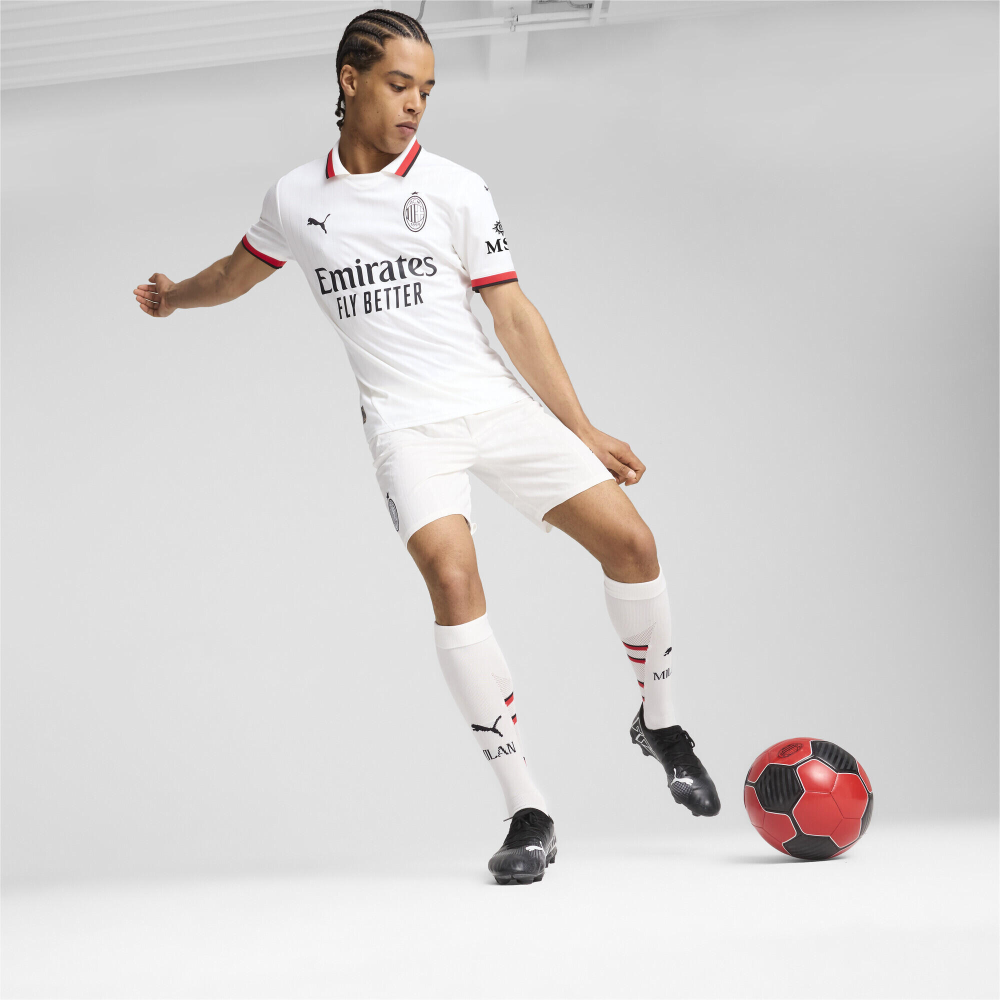 Maillot Away 24/25 AC Milan Homme PUMA White 4/7