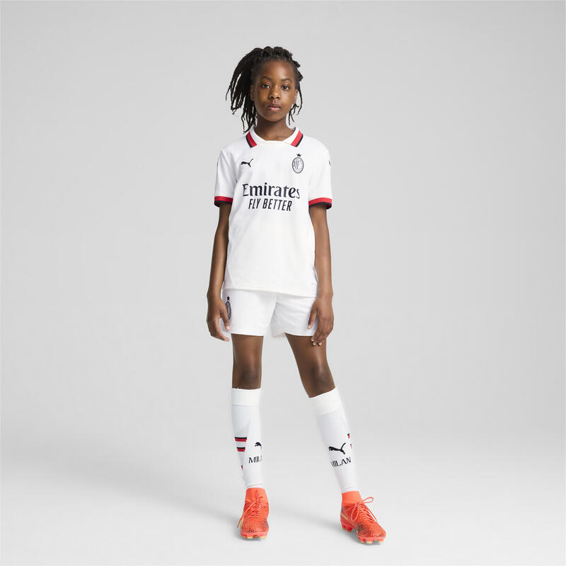 Camiseta AC Milan 2.ª equipación 24/25 Niño PUMA White