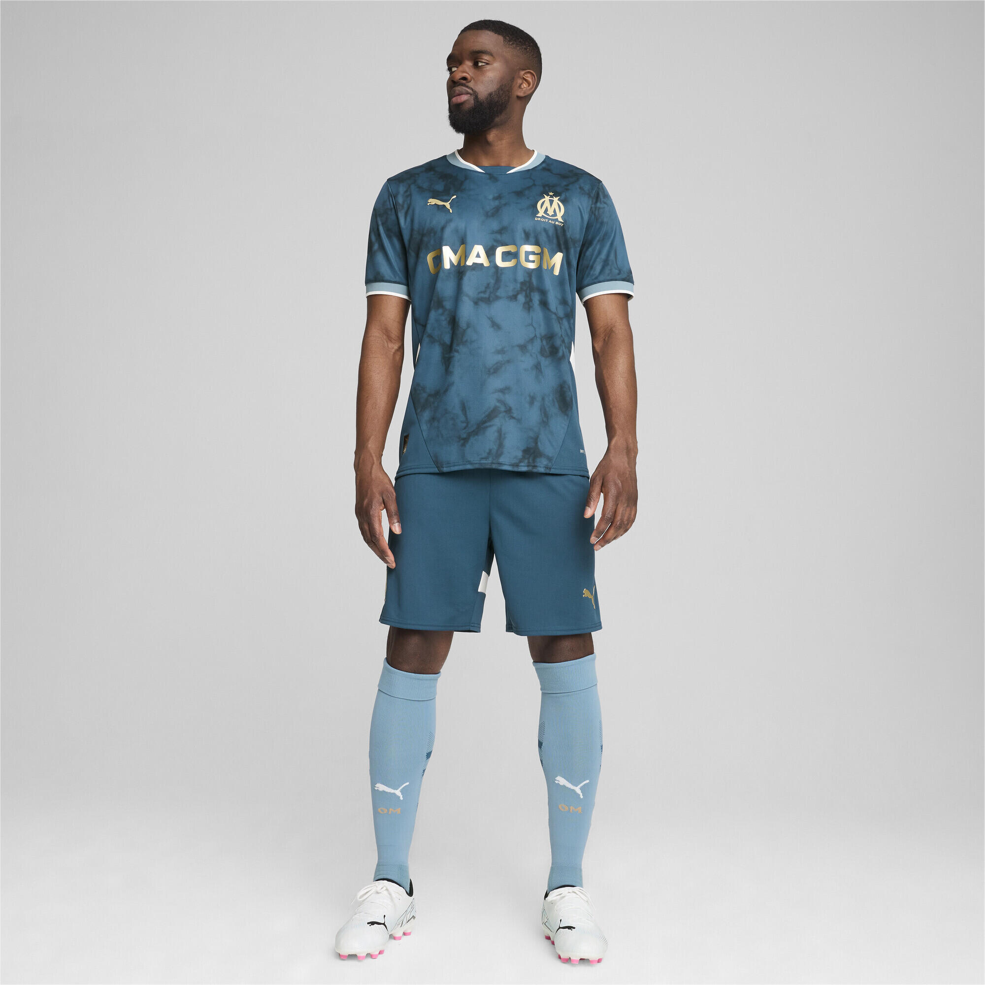 Maillot Away 24/25 Olympique de Marseille Homme PUMA Ocean Tropic Bold Blue 6/7