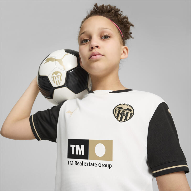 Maillot Home 24/25 Valencia CF Enfant et Adolescent PUMA White Black