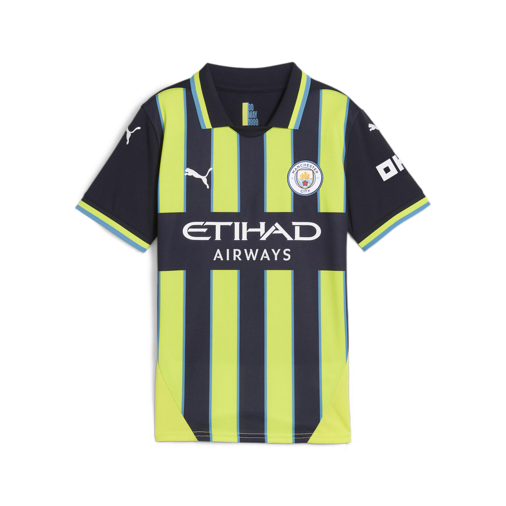 PUMA Fotbalový dress Manchester City 24/25 pro mládež PUMA New Navy Yellow Glow Blue