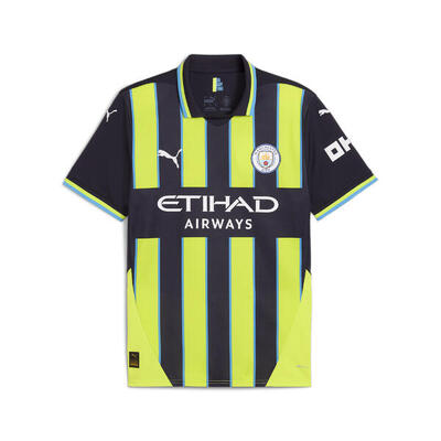Manchester City 24/25 Auswärtstrikot Herren PUMA New Navy Yellow Glow Blue