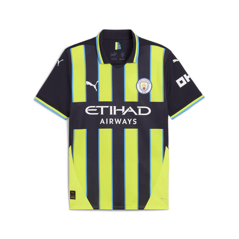 Maillot Away 24/25 Manchester City Homme PUMA New Navy Yellow Glow Blue