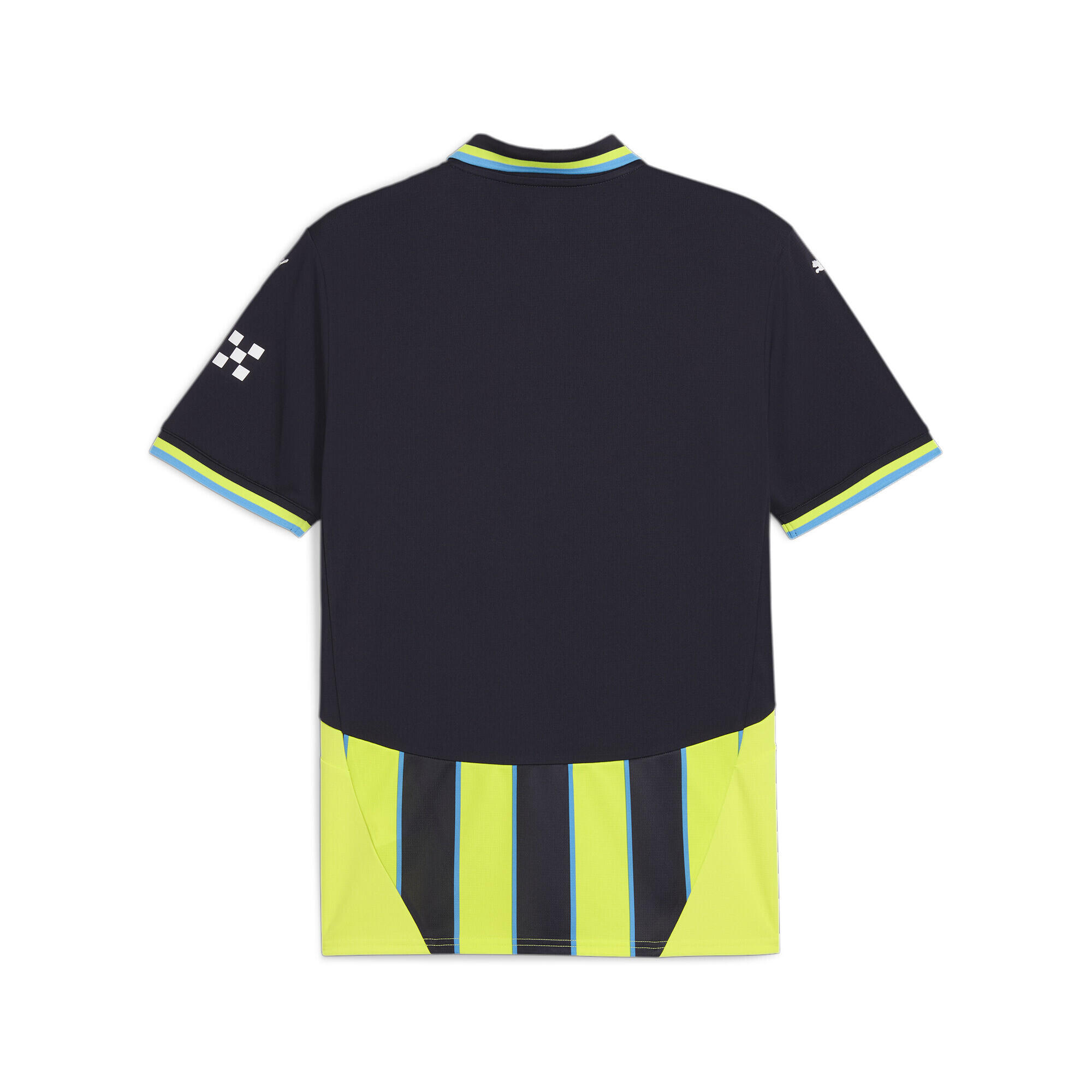 Manchester City 24/25 uitshirt voor heren PUMA New Navy Yellow Glow Blue 6/7