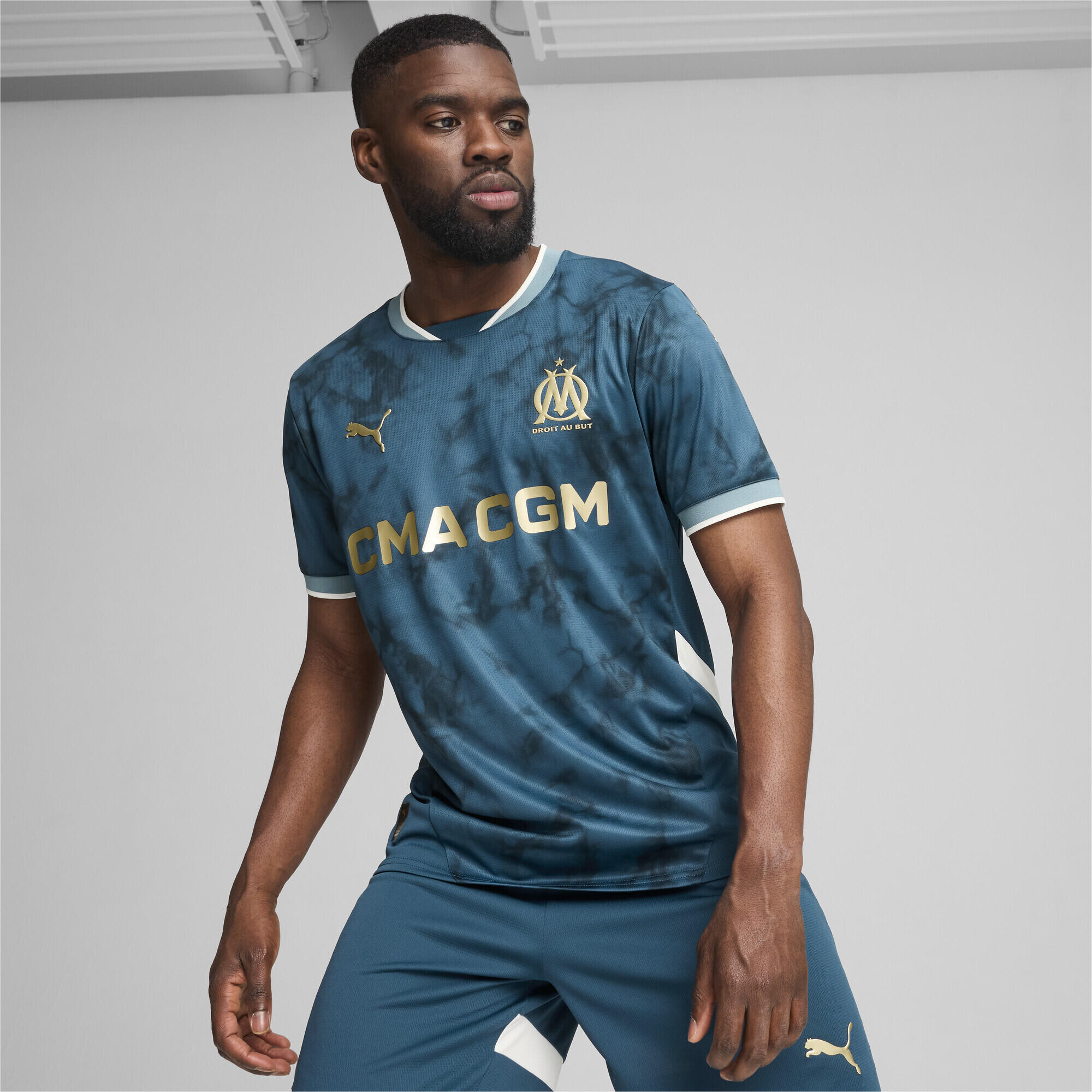 Maillot Away 24/25 Olympique de Marseille Homme PUMA Ocean Tropic Bold Blue 2/7