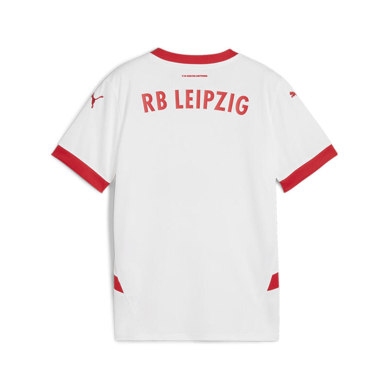 Maillot Home 24/25 RB Leipzig Enfant et Adolescent PUMA White For All Time Red