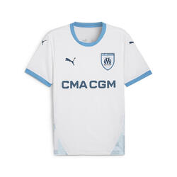 Maillot Home 24/25 Olympique de Marseille Homme PUMA White Bleu Azur Blue