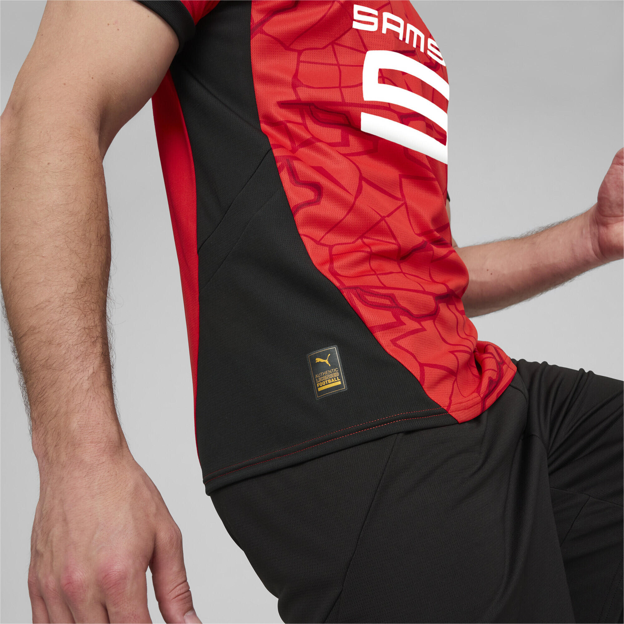 Stade Rennais F.C. 24/25 thuisshirt voor heren PUMA Red Black 4/7