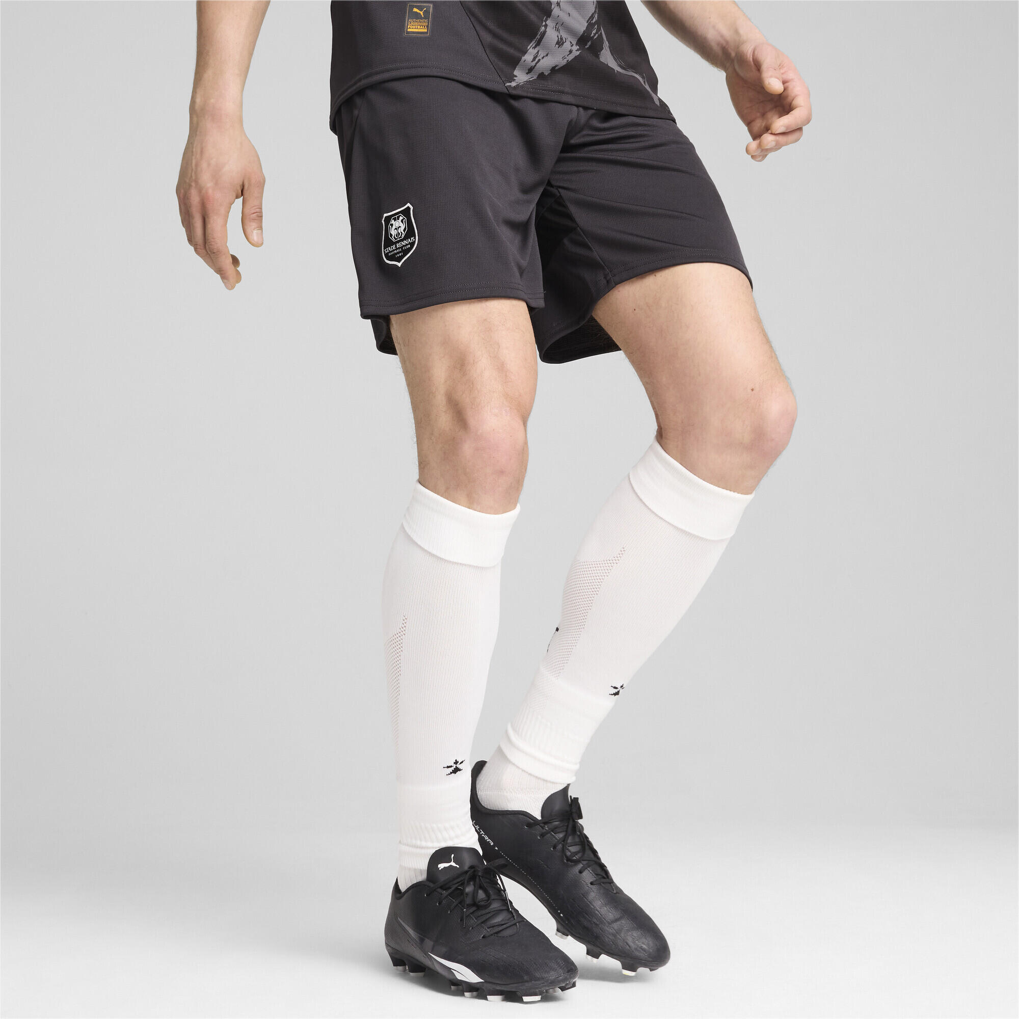 Stade Rennais F.C. 24/25 24/25 Shorts da uomo PUMA Flat Dark Gray White Black 2/7