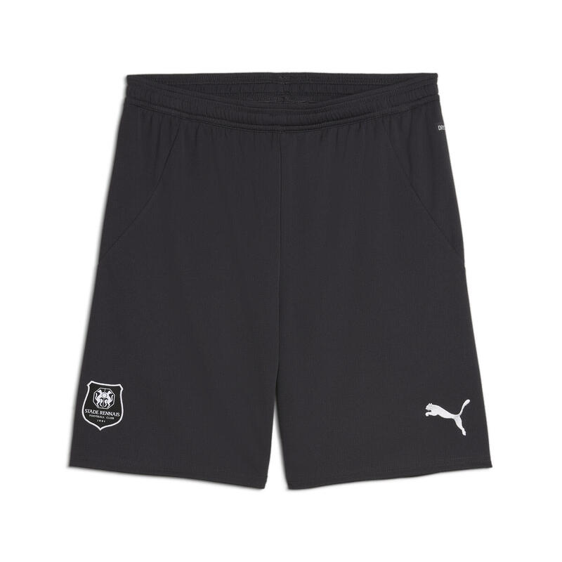 Stade Rennais F.C. 24/25 short voor heren PUMA Flat Dark Gray White Black